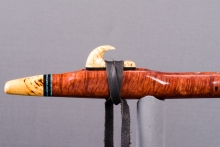 Redwood Burl Native American Flute, Minor, Mid A-4, #J72D (10)